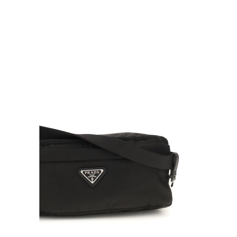 Prada Zwarte Clutch van Gerecycled Polyamide
