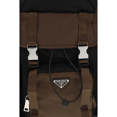 Prada Bruine Rugzak van Gerecycled Polyamide