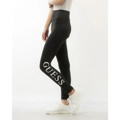 Guess Black Polyester Leggings