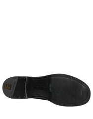 Dolce & Gabbana Black Leather Lace Up Derby Dress Men Shoes
