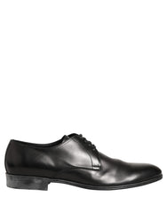 Dolce & Gabbana Dress Black Leather Lace Up Derby Shoes