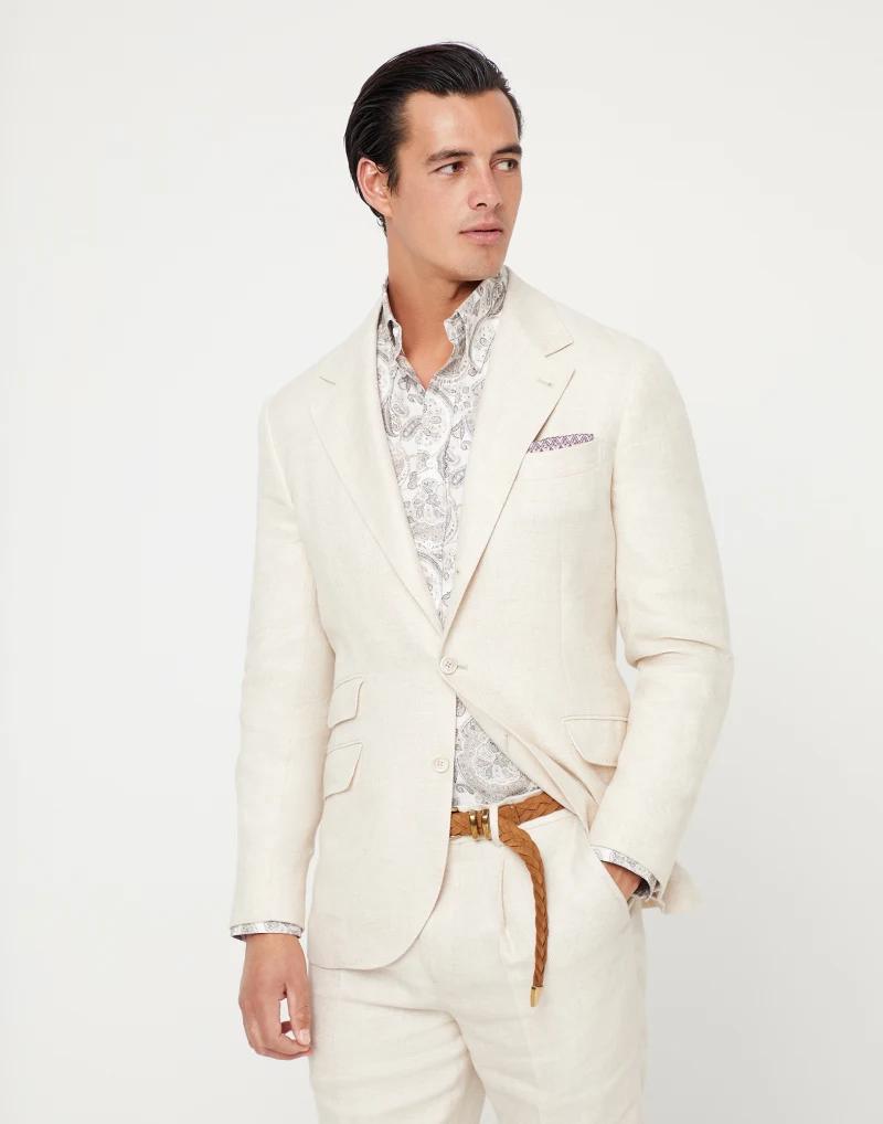 Brunello Cucinelli Green Linen Blazer