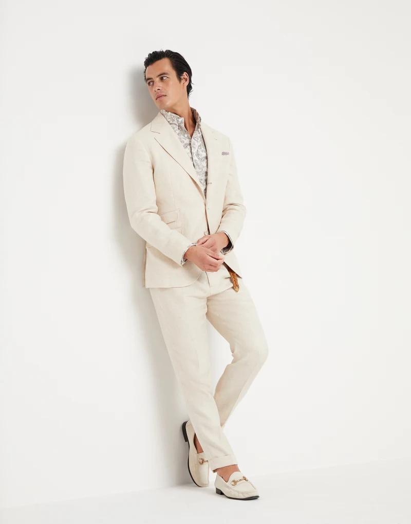 Brunello Cucinelli Green Linen Blazer