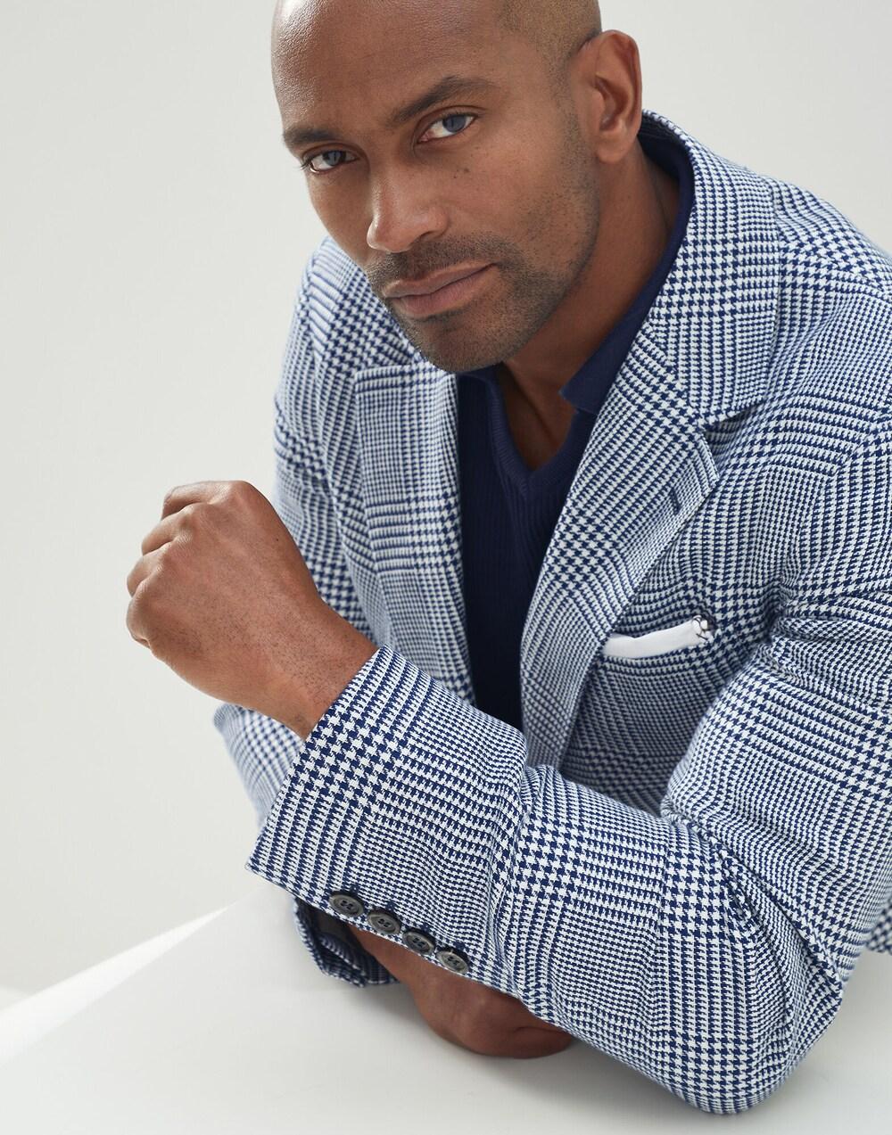 Brunello Cucinelli Blue Linen Blazer