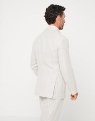 Brunello Cucinelli White Linen Blazer