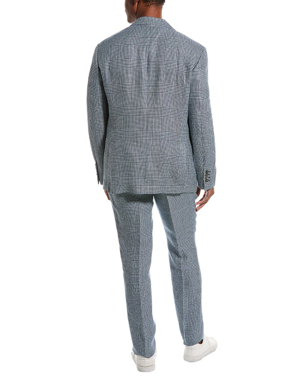 Brunello Cucinelli Blue Linen Two-Piece Suit