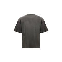 Grijze katoenen T-shirt voorstellen