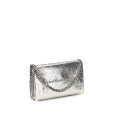 Stella McCartney Silver Polyester Shoulder Bag