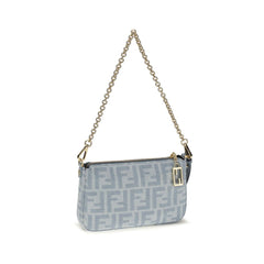 Fendi Blauwe Katoenen Clutch