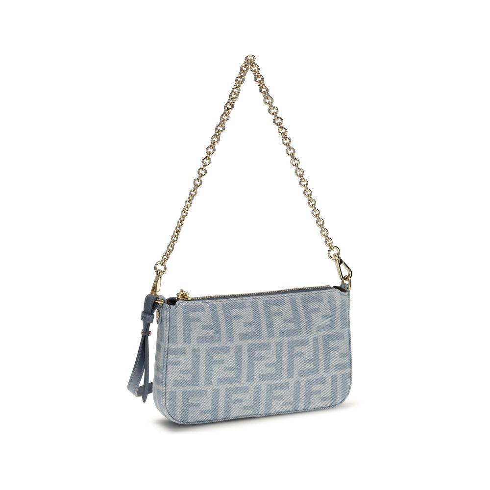Fendi Blauwe Katoenen Clutch