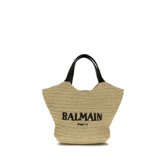 Balmain Beige Viscose Shoulder Bag