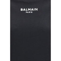 Balmain Black Cotton T-Shirt