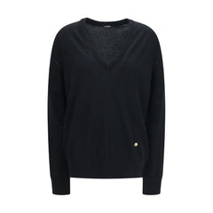Balmain Black Wool Oves Aries Sweatshirt