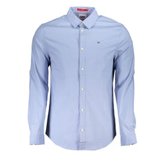 Tommy Hilfiger Azure Cotton Men's Shirt