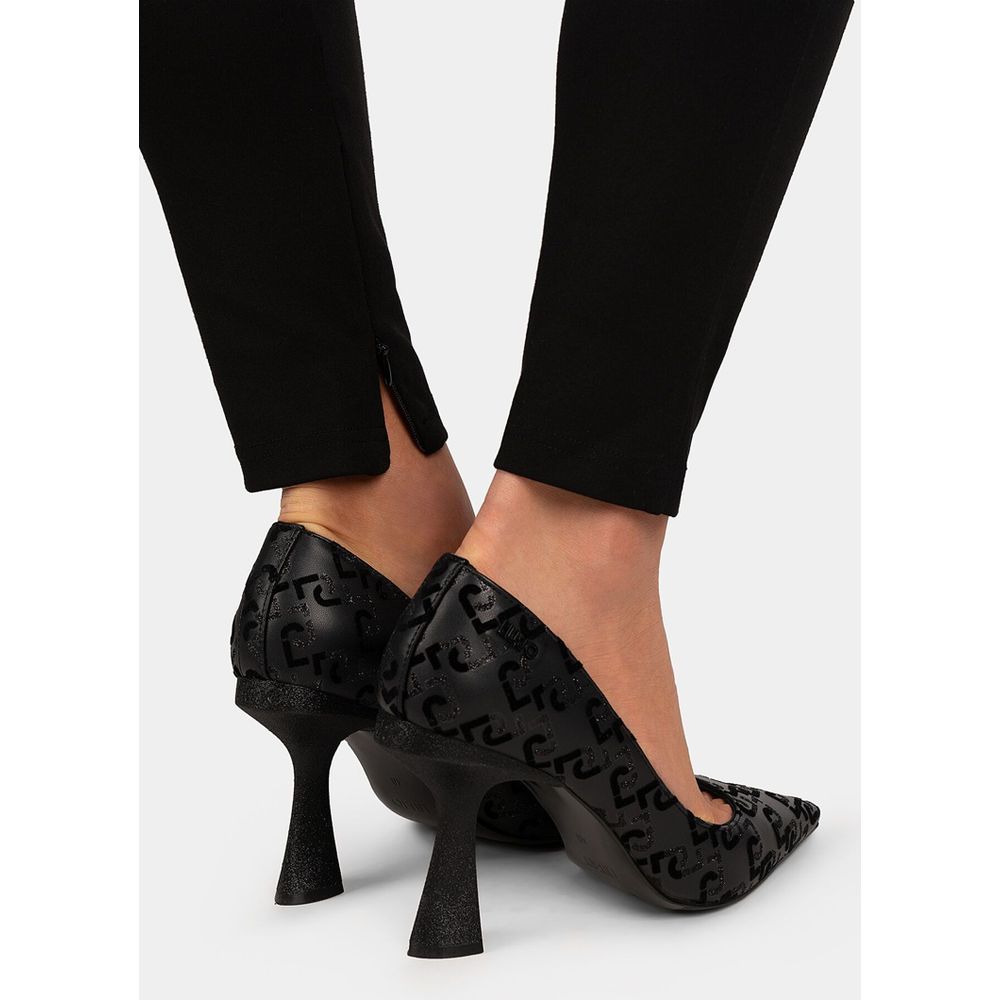 Guess Black Viscose Casual Pants