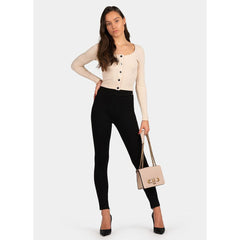 Guess Black Viscose Casual Pants