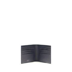 Ferragamo Blue Calf Leather Bos Taurus Wallet