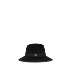 Valentino Garavani Zwarte Katoenen Fedora