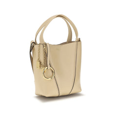 Chloé Beige Kalfsleren Bos Taurus Schoudertas
