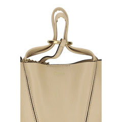 Chloé Beige Kalfsleren Bos Taurus Schoudertas