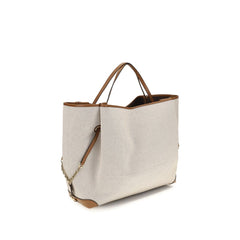 Chloé Beige Katoenen Schoudertas