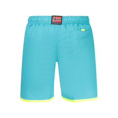 Noorwegen 1963 Azzurro Polyamide Heren Zwemshorts