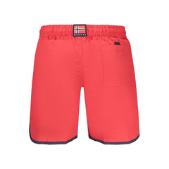 Noorwegen 1963 Rosso Polyamide Zwemshort voor Heren
