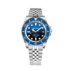 Bobroff Zilver Roestvrijstalen Sport Horloge