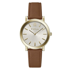 Furla Bruin Leren Dameshorloge