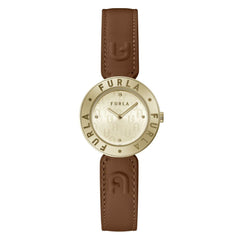 Furla Bruin Leren Horloge