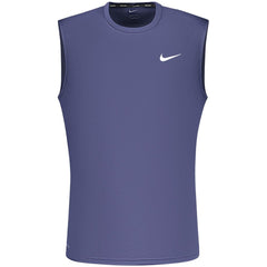 Nike Blue Polyester Men's Tank