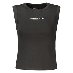 Tommy Hilfiger Black Cotton Women's Tank Top
