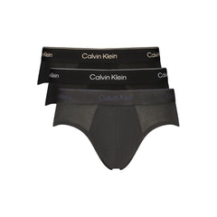 Calvin Klein Black Cotton Men Brief