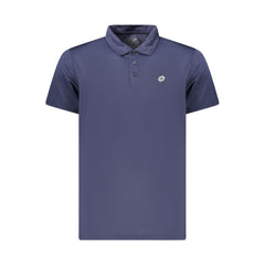Lotto blauw polyester herenpoloshirt
