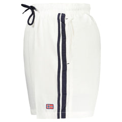 Noorwegen 1963 Bianco Polyamide Zwemkleding voor Heren