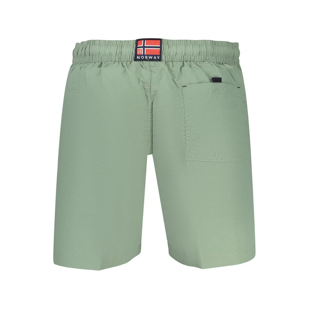 Noorwegen 1963 Groene polyamide herenzwemkleding