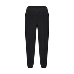 Brunello Cucinelli Black Cotton Joggers (Workout Pants)
