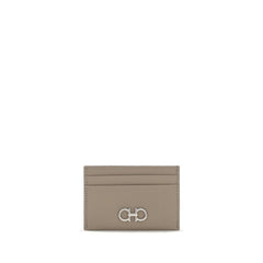 Ferragamo Beige Calf Leather Bos Taurus Wallet