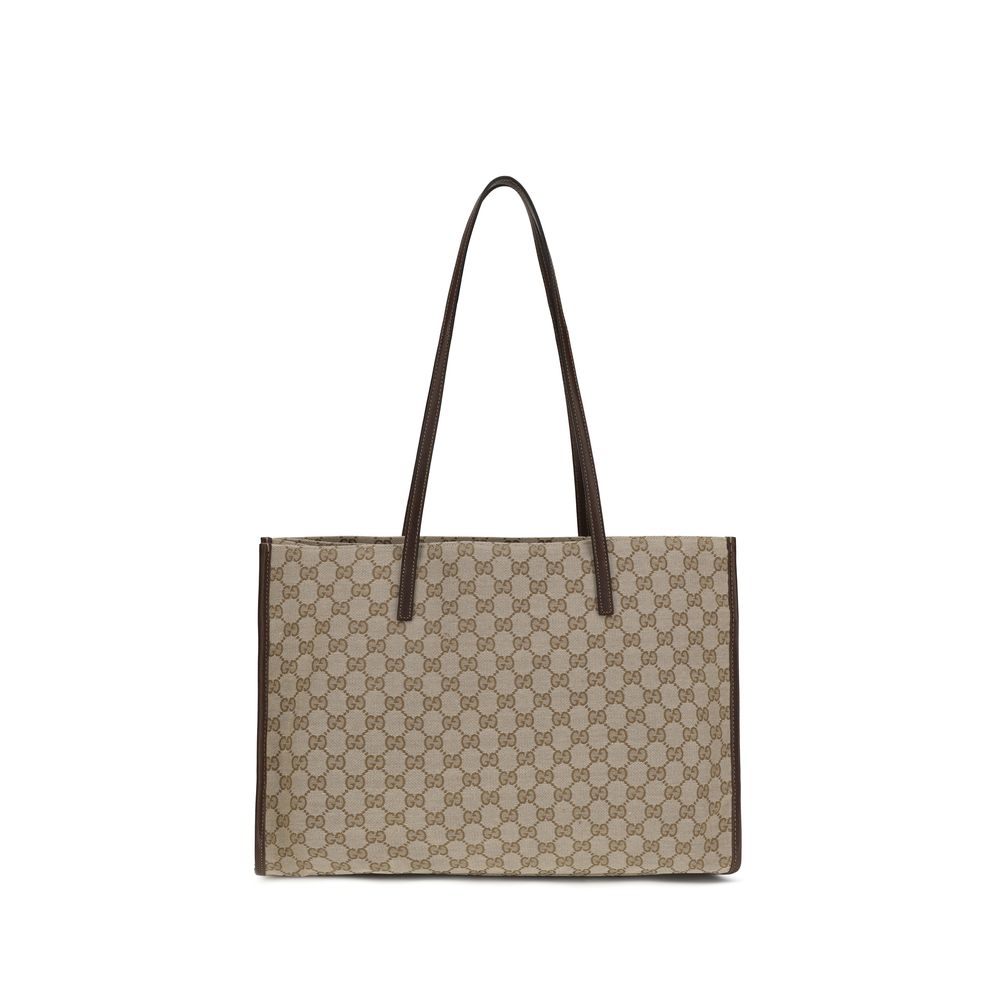 Gucci Beige Fabric Handbag