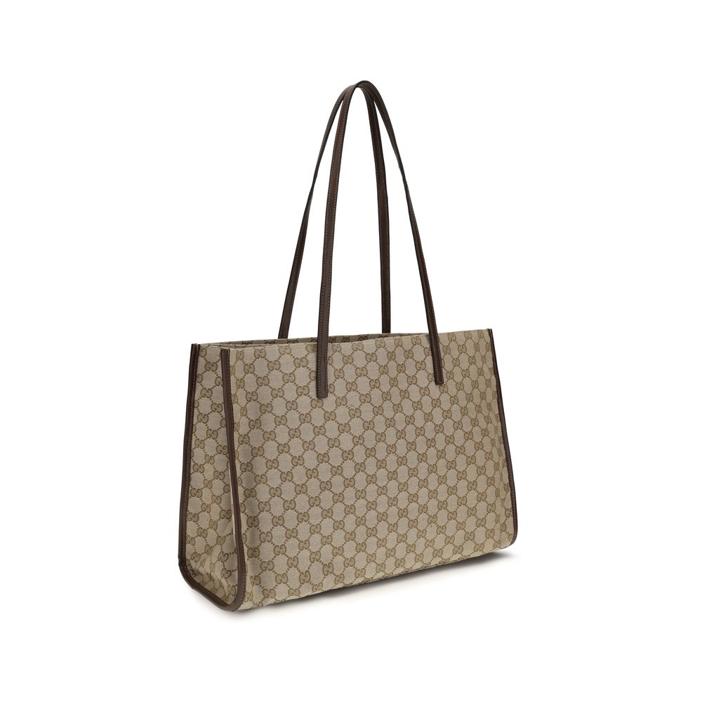 Gucci Beige Fabric Handbag