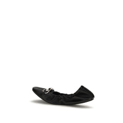 Gucci Zwarte Kalfsleren Bos Taurus Ballerina's
