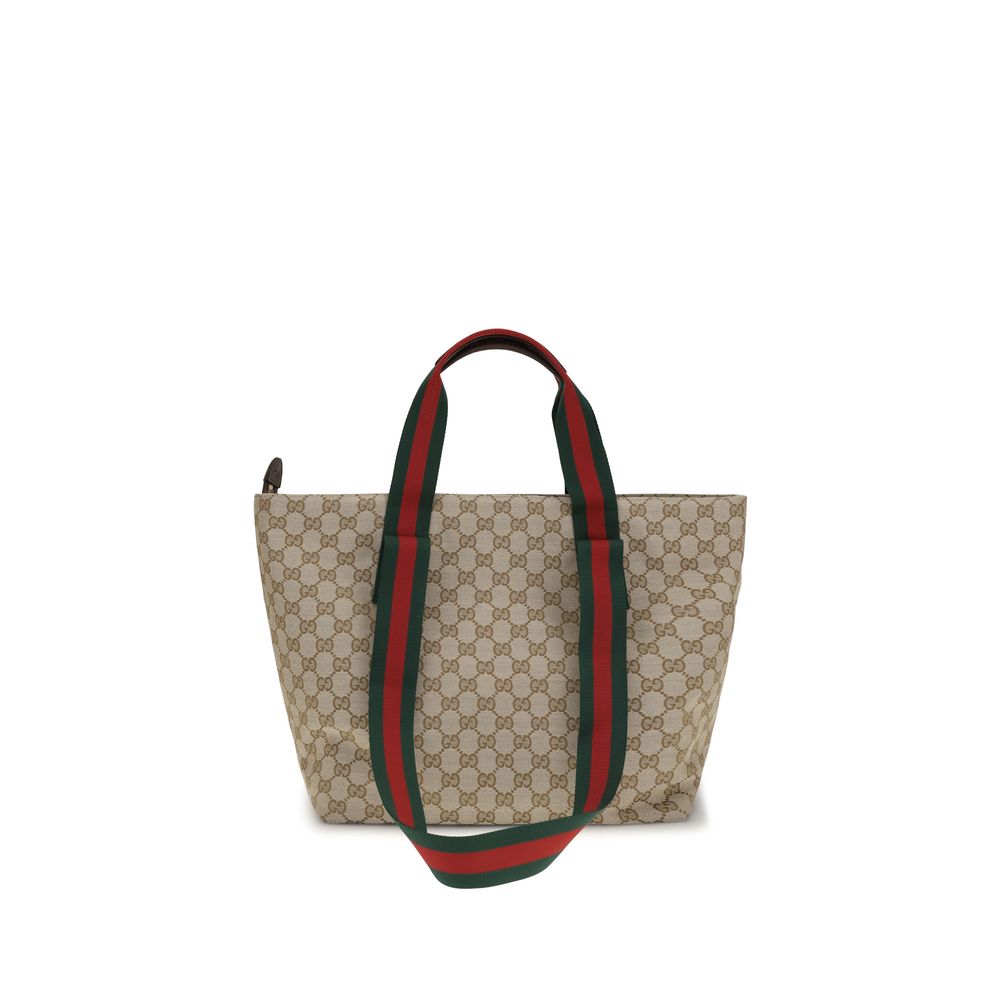 Gucci Beige Polyester Schoudertas