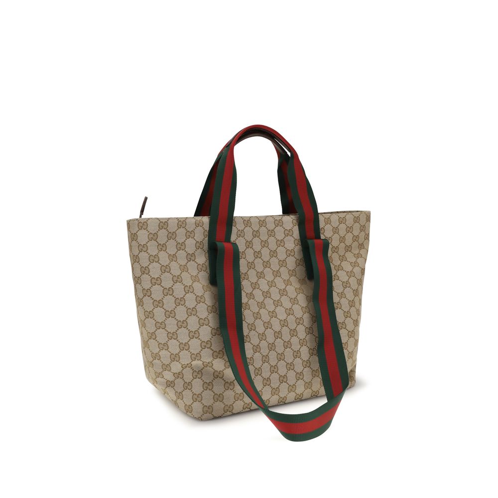 Gucci Beige Polyester Schoudertas
