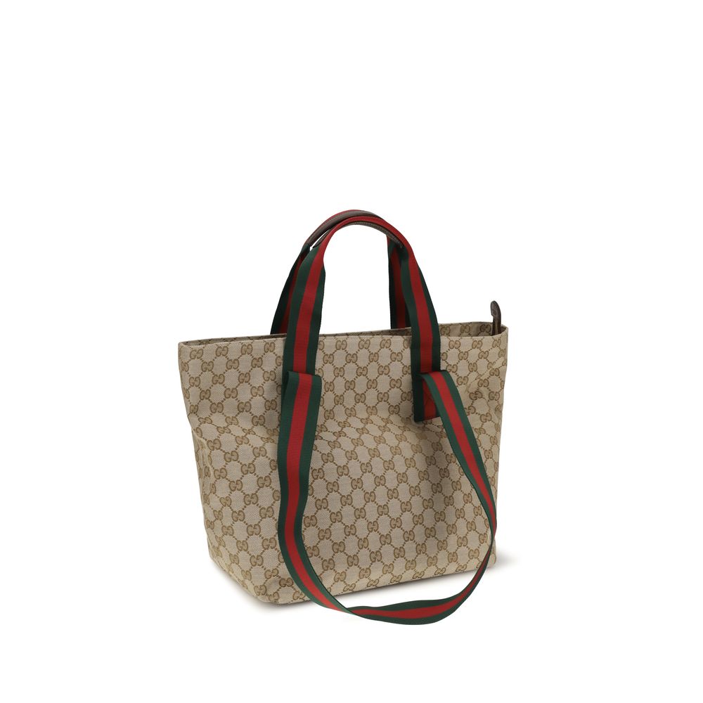 Gucci Beige Polyester Schoudertas
