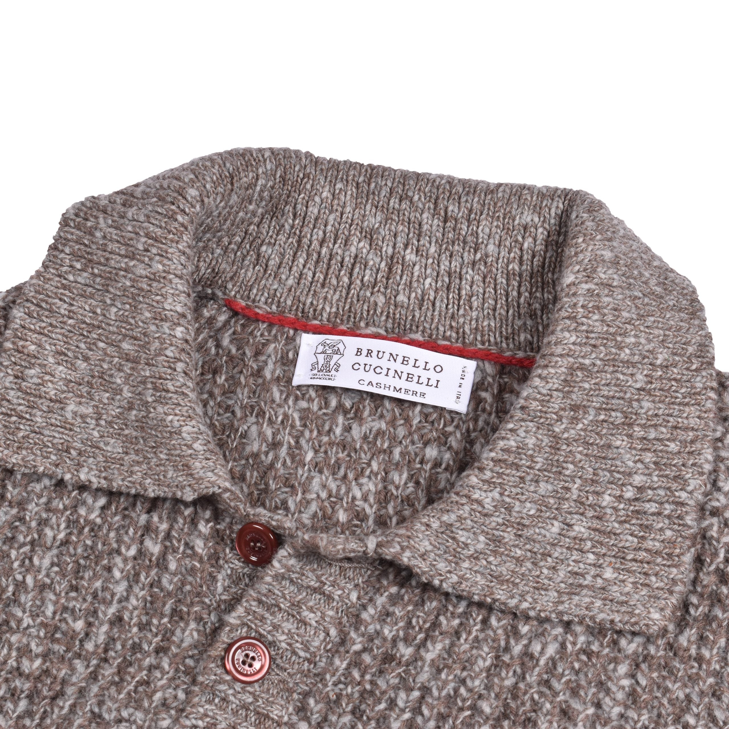 Brunello Cucinelli Brown Elastane Sweatshirt