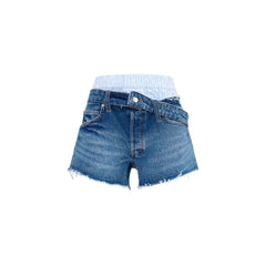 Alexander Wang Blauwe Katoenen Bermudashort