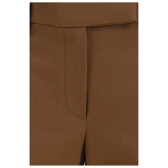 Brunello Cucinelli Brown Elastane Casual Pants