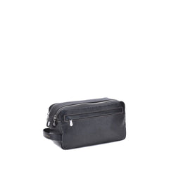 Brunello Cucinelli Zwart Kalfsleer Bos Taurus Airpod Houder
