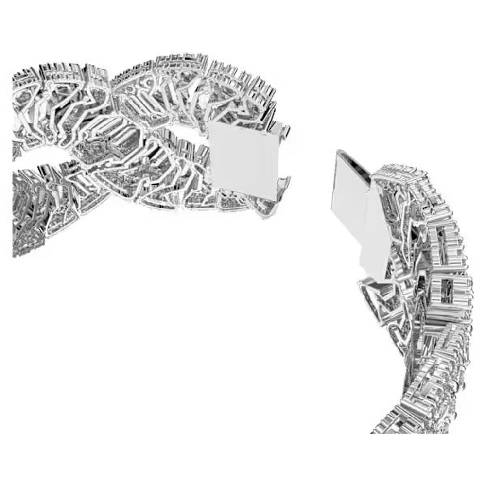 Swarovski Grijze Roestvrijstalen Armband