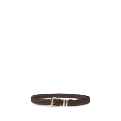 Brunello Cucinelli Bruin Kalfsleren Bos Taurus Riem
